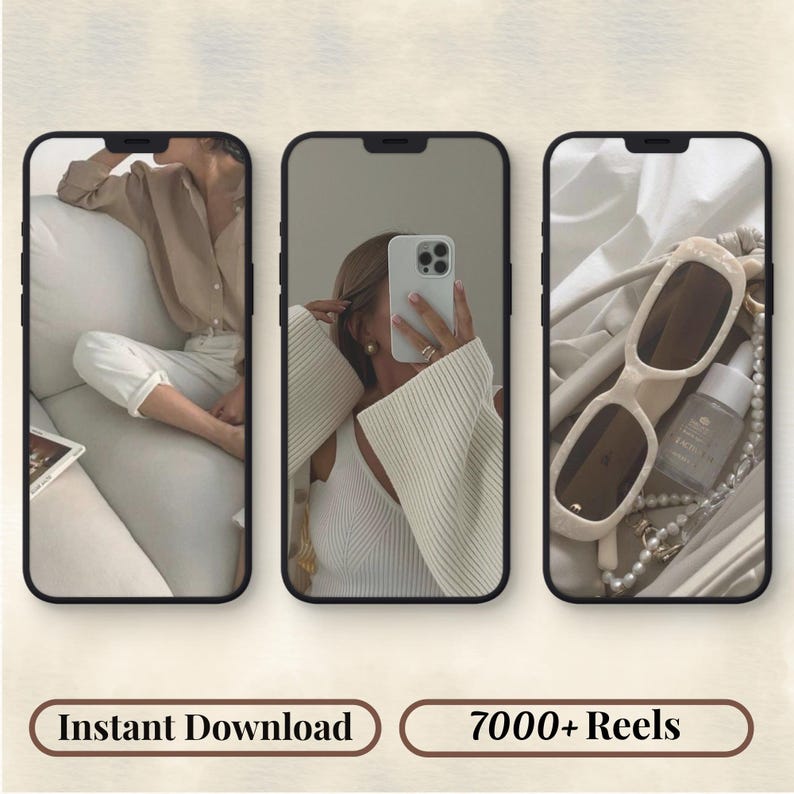 7000+ Faceless Reels Bundle | Aesthetic Videos for Digital Marketing | PLR MRR | Viral Content | Canva Editable | Passive Income |