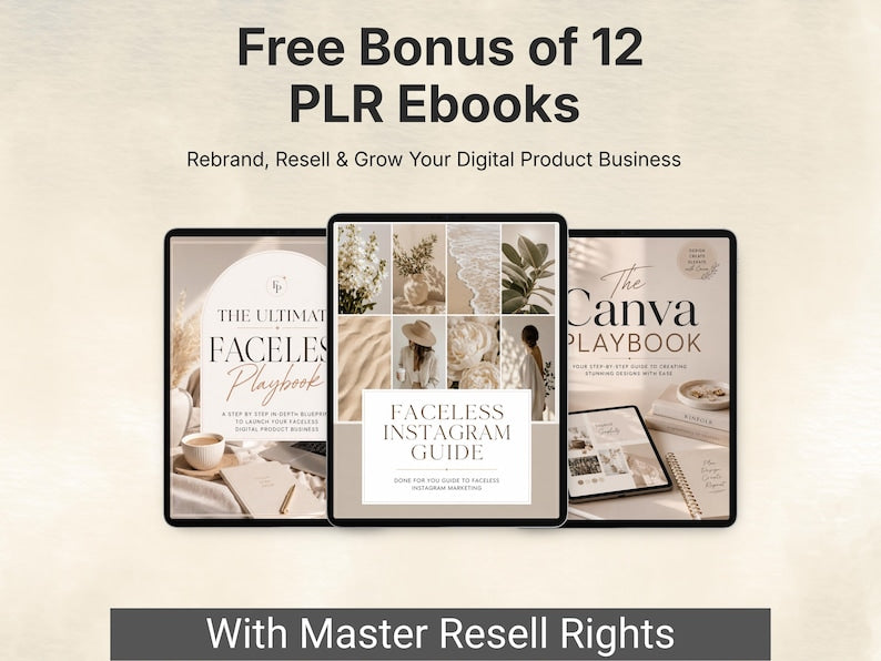 7000+ Faceless Reels Bundle | Aesthetic Videos for Digital Marketing | PLR MRR | Viral Content | Canva Editable | Passive Income |